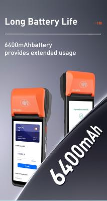 China 720*1440 IPS-Auflösung POS-Terminal mit Mehrsprachunterstützung 8-Core * 2.0GHz CPU Android Pos-Terminal mit Drucker zu verkaufen