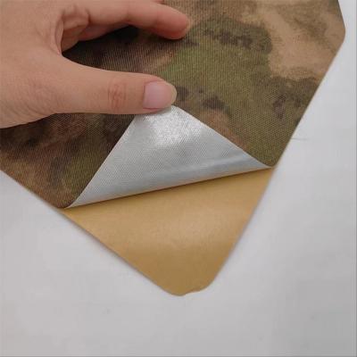 China Camouflage pringted oxford Fabric With Tensile And Tear Strength with Peel-and-Stick Adhesive en venta