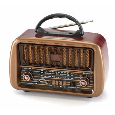 China Newest Retro NNS PORTABLE fm radio NS-8067BT AC DC old style rechargeable am fm switch radio with USB/TF slot for sale