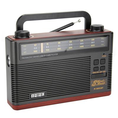 China PORTABLE multi band light radio fm am switch 3 function wireless speaker M-8001BT 2021 for sale