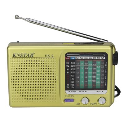 China KNSTAR KK-9 FM AM Switch Mini Portable Multiband Radio Short Wave PORTABLE Radio for sale