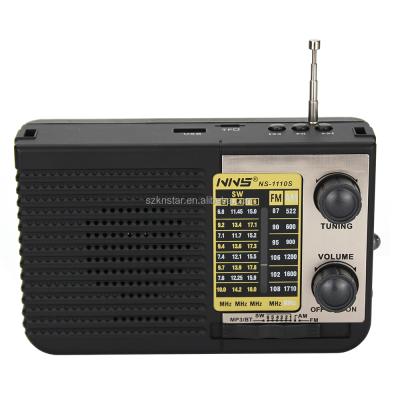 China 2021 PORTABLE solar radio rechargeable home radio fm promotional am switch radio NS-1110S for sale