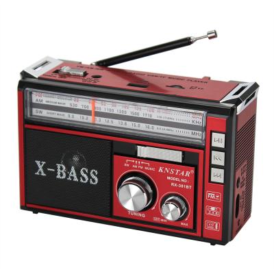 China RX-381BT AM PORTABLE Wireless FM Switch Multiband Radio Speaker with USB/TF Music Player for sale