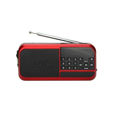 China JOC radio mp3 18650 rechargeable battery speaker PORTABLE FM digital radio H798BT for sale