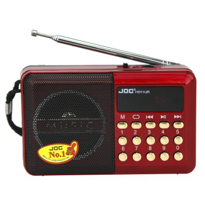 China JOC H011UR PORTABLE Mini USB Speaker With Portable FM Radio Fm Radio Small USB Digital Player for sale