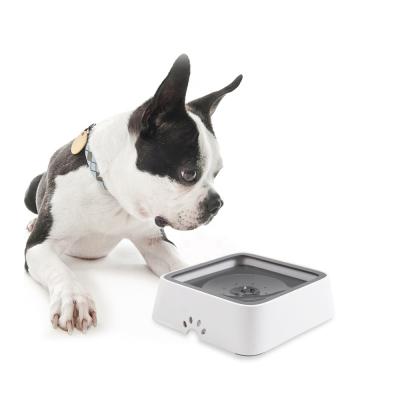 China Automatic ABS 2L Bowl Travel Dog Water Dispenser Pet Water Fountain Dog Drinking Bowl Automatic for sale