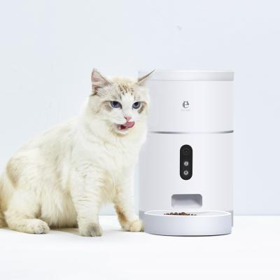 China Large Capacity Automatic Intelligent Smart Dog Dispenser Automatic Dog 4L Feeder for sale