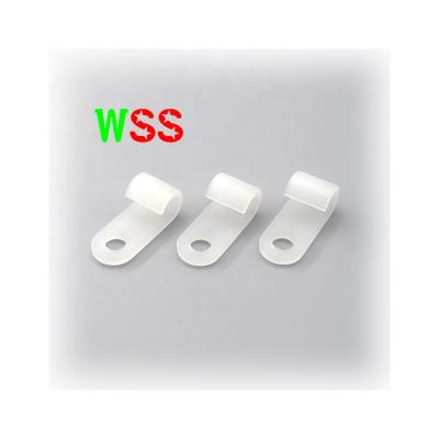 China Injection Cable Ties Nylon Wholesale Plastic Clamp PP Cable Clip Cable Clamp Holder for sale