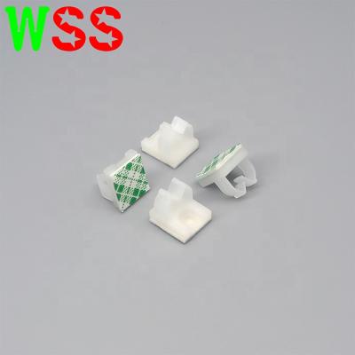 China Cable Nylon Self Adhesive Support Clamp Top Entry Clamp Clip On Adhesive Base for sale