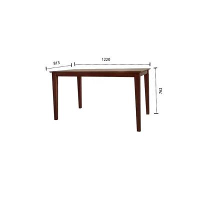 China Super Quality Solid Wood Lumber Kitchen Funiture Wood Dining Table FLB Class for sale