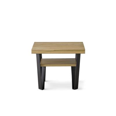 China Solid Oak FLB Top Promotion High End Class Of Solid Wood Lumber Corner Table For Sale for sale