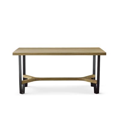 China Factory Direct Wholesale High End Assembly Oak Solid Wood Single Solid Dining Table for sale