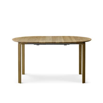 China Hot sale cheap round extension foldable to red oak wood oval solid dining table for sale