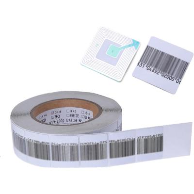 China Durable Supermarket PC 40*40mm EAS Soft Tag Manufacture Rf Sticker Label Eas Rf Soft Label for sale