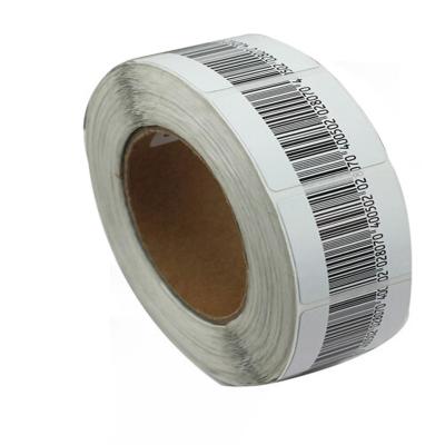 China Durable Security Labels Loss Prevention Eas Rf Soft Label Clear 40*40mm Rf Label for sale