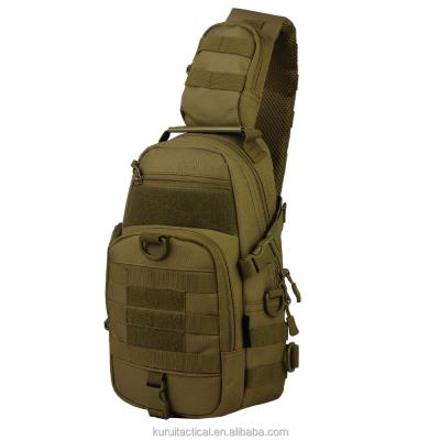 China Tactical Backpack Bag Military Outdoor Action Pack Polyester Kurui Sling Chest Bag Backpack EDC Tactical Backpack for sale