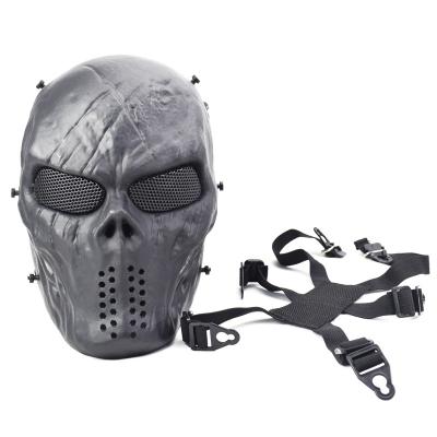 China EVA Amazon Ebay Hot Sale Halloween Party Masks Stock Military Airsoft Mask Full Face Party Tactical Mask for sale