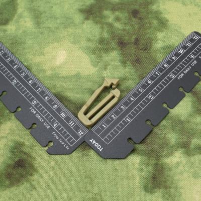 China Amazon Hot Sale Plastic MOLLE Webbing 1 Inch Connecting Clip 10PCS Molle Webbing Clips Fasten Buckle Backpack Clip for sale