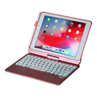 China New Wireless 360 Degree Rotating Removable Case For iPad Smart Keyboard Touchpad For iPad Pro 9.7 Keyboard For iPad 6 Case With Keyboard for sale