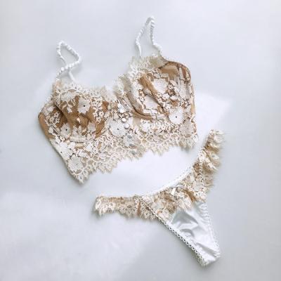 China 2022 New QUICK DRY Plus Size Sexy Elegant Women's Bra Women's Bra Eyelash Lace Push Up Bra For Daily Wear for sale