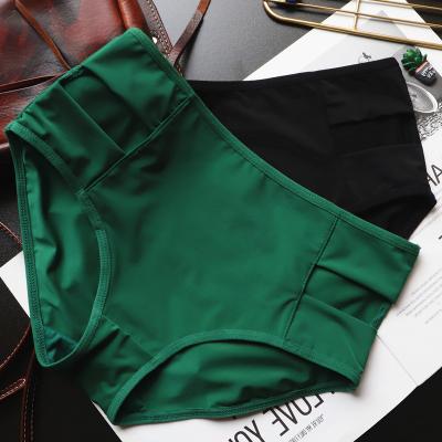 China New Arrival 2022 Cavity Women's Antibacterial Underwear Ice Silk Cloth Mid Rise Solid Plus Size Women's Underwear For Daily Wearing for sale