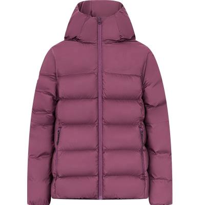 China Factory Direct Supply High Quality Winter Breathable Women Outdoor Wear 90% White Duck Down Jacket With Hood for sale