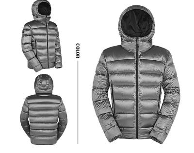 China Quoita waterproof acolchada quilted jacket winter coat for man winter jacket shiny padding jacket for sale