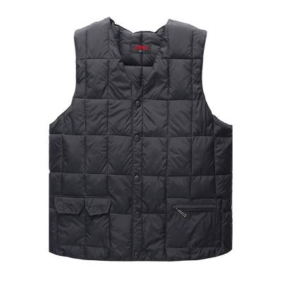 China Winter Windproof Warm Vest Sale Hooded Men Quilted Vest Wadding Padded Sleeveless Coat for sale