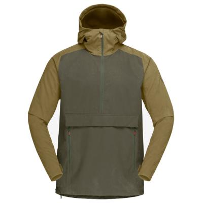 China Custom Plus Size Mens Pullover Anorak Jacket Hooded Chaqueta For Outdoors for sale