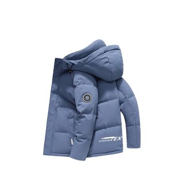 China HOT SALE Windproof Padded Overcoat Padded Warm Hooded Jacket Coat Stripper Women Outwear Blue Down Coats for sale