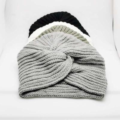 China Indian Sweater Bohemian Hat Fashion Style European and American Imitation Cashmere Hat Wool Knitted Muslim Headcover for sale