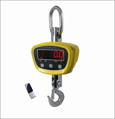 China LED Display 2000kg Digital  Electronic Crane Scale Balance with Die-casting Aluminum for sale