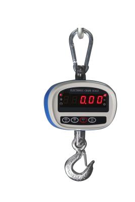 China Blue Portable Plastic Hanging Digital Pocket Scales With LED Display 30Kg for sale