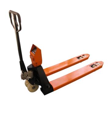 China Forklift  Hydraulic Hand Pallet Truck Scales High-balanced Yellow or Customized for sale