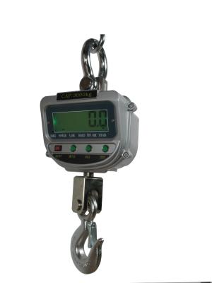 China Green Outdoor Digital Scale Gram With Backlight , Hanging Scale 1 ton To 5 ton for sale