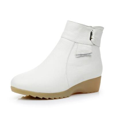 China Wholesale Hot Selling Hot Nurse Cow Leather Factory White Anti Slip Women Anti Slip Hospital Work Shoe for sale