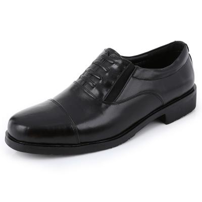 China Wholesale Hot Selling Genuine Leather Professional Manager Safety Shoes Men Black Work Anti Slip Factory For Hotel Staff Bank Staff for sale