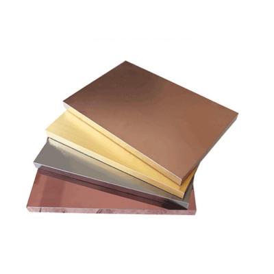 China 304 Rose Gold Farbe Haarlinie gebürstete Veredelung Aluminium Honighalm Sandwich Edelstahlblechplatten für Fahrtreppen zu verkaufen