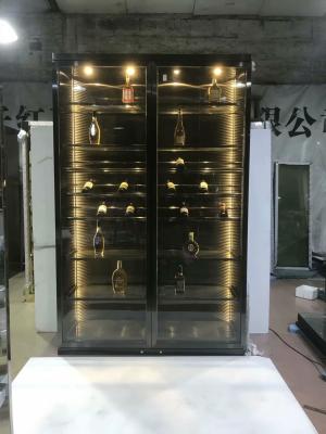 China Foldable 316 Stainless Steel Wine Cabinets Bar Living Room Furniture for sale