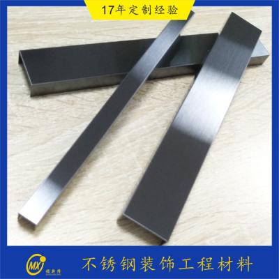 China 0.5mm Thickness Stainless Steel Trim Strips Light Led Black for sale