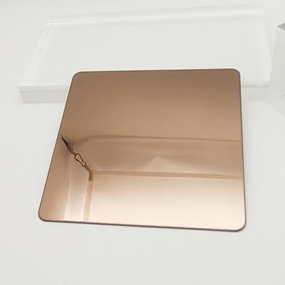 Chine 304 bande en acier inoxydable 3,0 mm PVD four de couleur Bronze Souper Mirror 8K à vendre