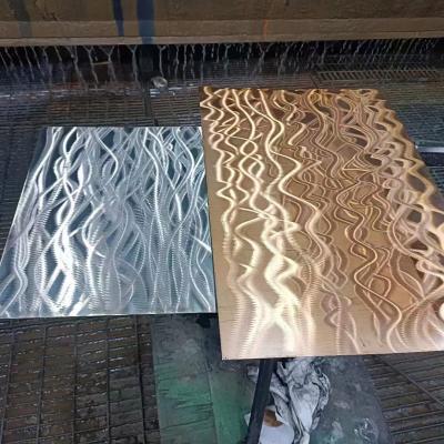 China Ceiling And Wall Cladding To Shipping Or Seating Stainless Steel Colored Sheet Jewellery Table Colours Are Gold , Rose Gold , Coffee for sale