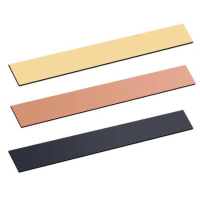 China 201 304 Color Stainless Steel Trim Strips For Background Wall , Ceiling , Whole House Wall Decoration for sale