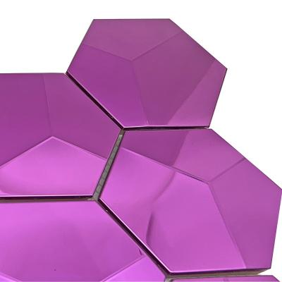 China Edelstahl Quadrant Trim Bürsten Edelstahl Hexagon Mosaik zu verkaufen