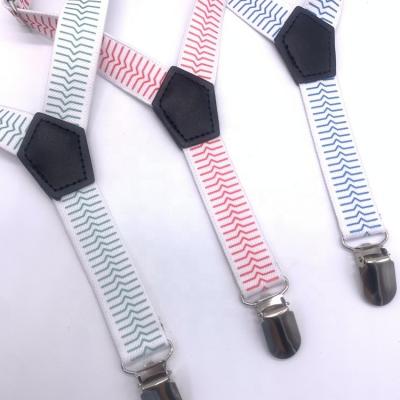 China Pom Pom Craft  Skinny Suspenders Toddler Suspender Elastic Y-Back 2cm 2cm for sale