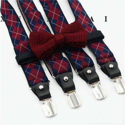 China Fashionable Wholesale new products custom fashion suspenders for men,elastic work suspenders kids suspenders bow ties for sale