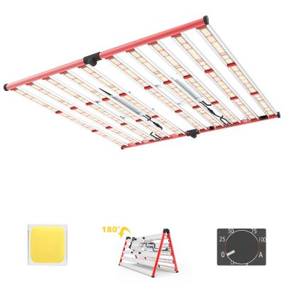 China Factory Dimmable 10 800W 1000W Red LED Lamp LM301b 4000K 660nm Full Spectrum Red LED Full Grow Light Bar With IR UV for sale