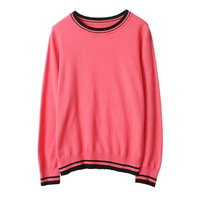 China Breathable Korean Fashion Knitted Blouse For Women Women Clothing Knitwear Sweater for sale