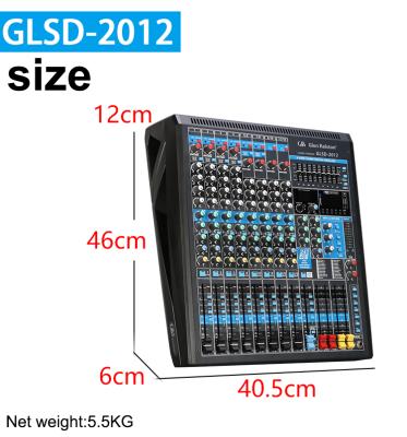 China Glen Ralston Mode Audio Digital Mixer Powerd Audio DJ Mixer for sale