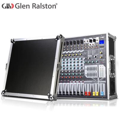 China Mode Glen Ralston 8 Channel 600W Professional Performance Active DJ Mixer for sale